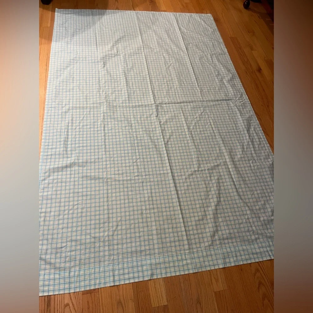 Vintage Westpoint Steven’s Plaid Flat Sheet/ fabric